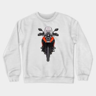 V Strom 1050XT Bike Front View Illustration Crewneck Sweatshirt